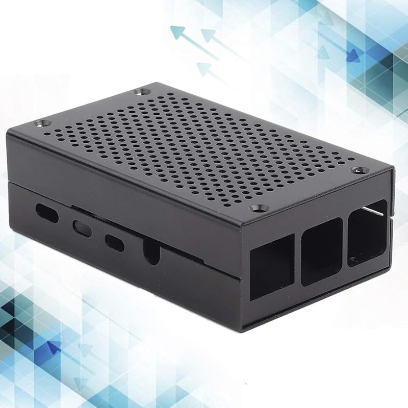 Aluminum Alloy Case for 4 Protects Motherboard and Components Lightweight Portable Compact - Image 4